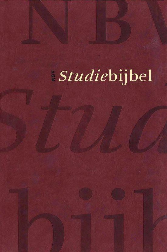 Cover van het boek 'NBV Studiebijbel / Luxe editie'