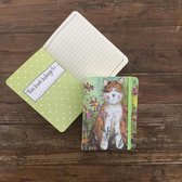 Alex Clark Small Chunky Notebook Katten ~ Softcover Notitieboek Kat Toffee