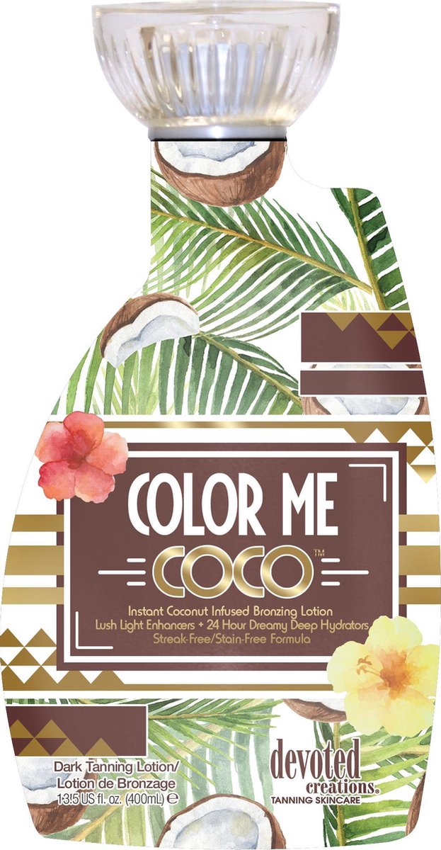 Devoted Creations - Color Me Coco - Zonnebankcrème - 400 ml
