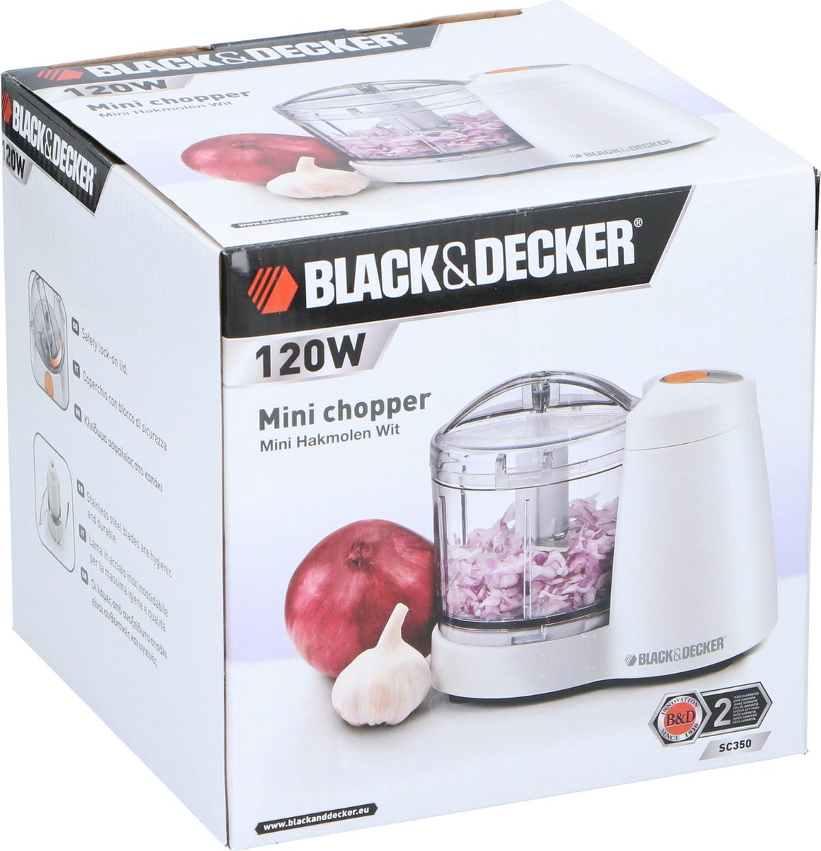 Black+Decker 120 W Mini Chopper - SC350-B5