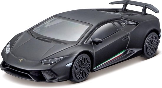 Ruwe slaap Turbine glas Modelauto Lamborghini Huracan Performante matzwart 1:43 - speelgoed auto  schaalmodel | bol.com