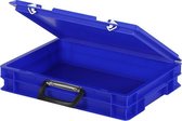 Koffer - Opbergbox - 400x300xH90mm - blauw