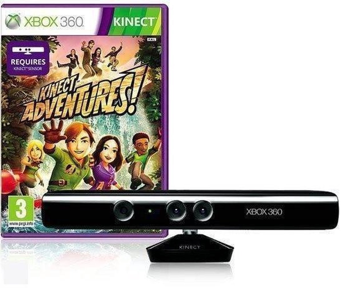 Capteur Kinect Xbox 360 + Kinect Adventures | Jeux | bol