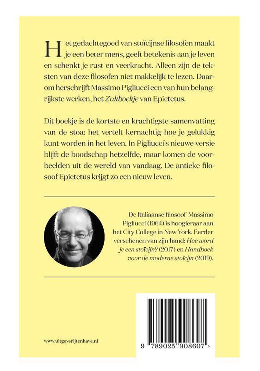 Portret van Massimo Pigluicci, auteur van De stoïcijnse gids voor geluk. ISBN 9789025908607.