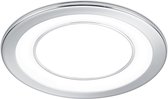 LED Spot - Inbouwspot - Trion Cynomi - 10W - Warm Wit 3000K - Rond - Mat Chroom - Kunststof - Ø140mm - BSE