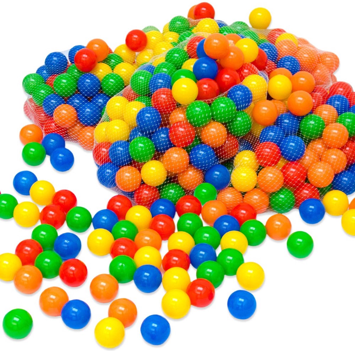 100 Baby ballenbak ballen - 5.5cm ballenbad speelballen voor kinderen vanaf 0 jaar - LittleTom