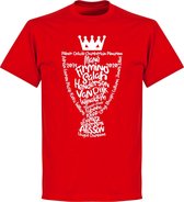 Liverpool Kampioens T-Shirt 2020 - Rood - 4XL