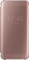 Samsung clear view cover - roze goud - voor Samsung G935 Galaxy S7 edge