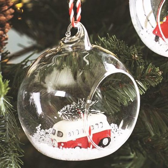 wraak Trein Vorige Kerst auto kerstbal - Sass & Belle | bol.com