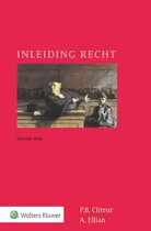 Boek cover Inleiding Recht van P.B. Cliteur (Hardcover)