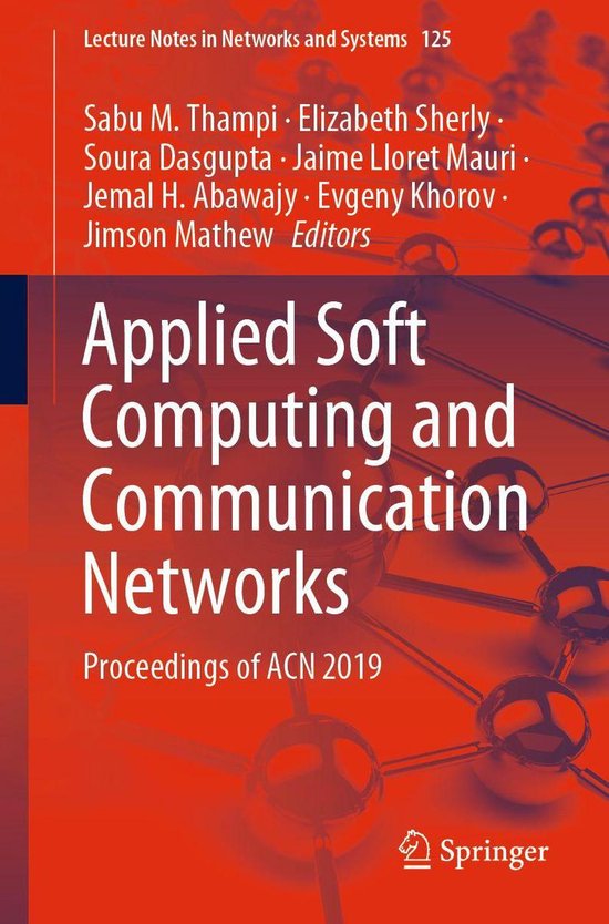 Lecture notes in networks and systems 125 applied soft computing and