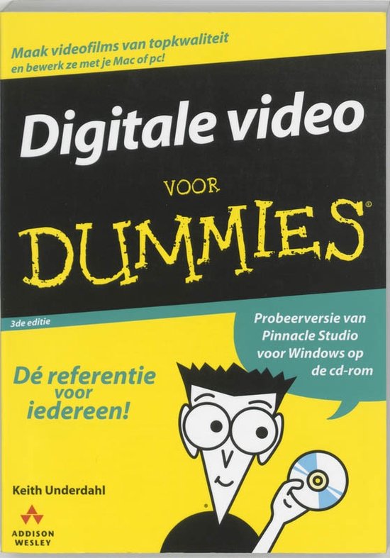 Cover van het boek 'Digitale video voor Dummies + CD-ROM' van Keith Underdahl