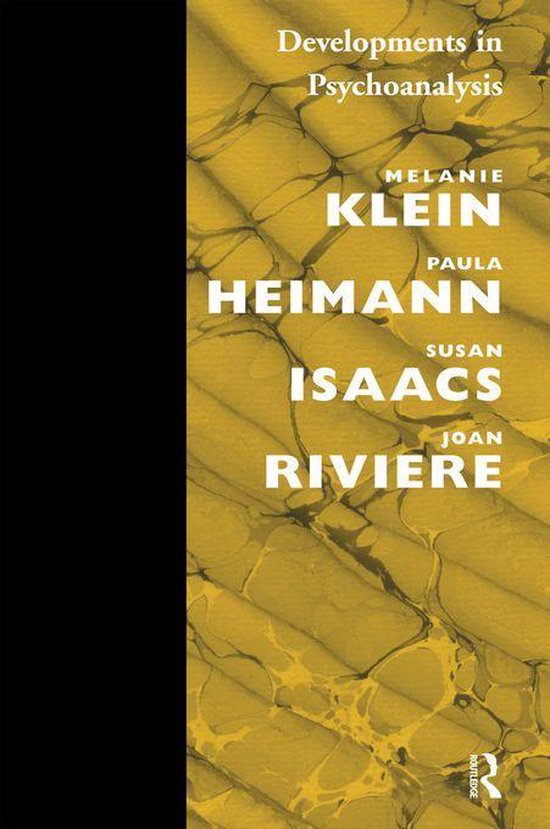 Developments in Psychoanalysis - cover