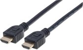 Manhattan HDMI Aansluitkabel 3.00 m 353946 UL gecertificeerd, Ultra HD-HDMI Zwart [1x HDMI-stekker - 1x HDMI-stekker]