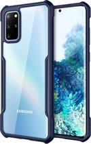 Samsung Galaxy S20 Plus Bumper case - blauw + glazen screen protector