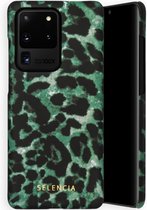 Selencia Maya Fashion Backcover Samsung Galaxy S20 Ultra hoesje - Green Panther