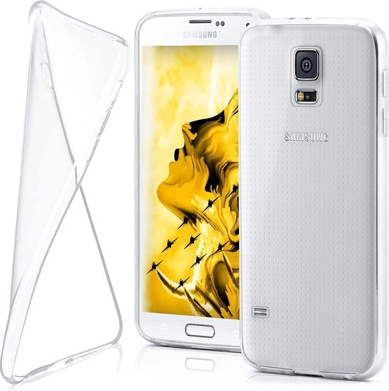 aluminium Regenboog tijdelijk Samsung Galaxy S5 Mini - Silicone Hoesje - Transparant | bol.com