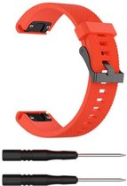 SmartphoneClip® Sport bandje Oranje Large geschikt voor Garmin Fenix 5/6 en Forerunner 935/945