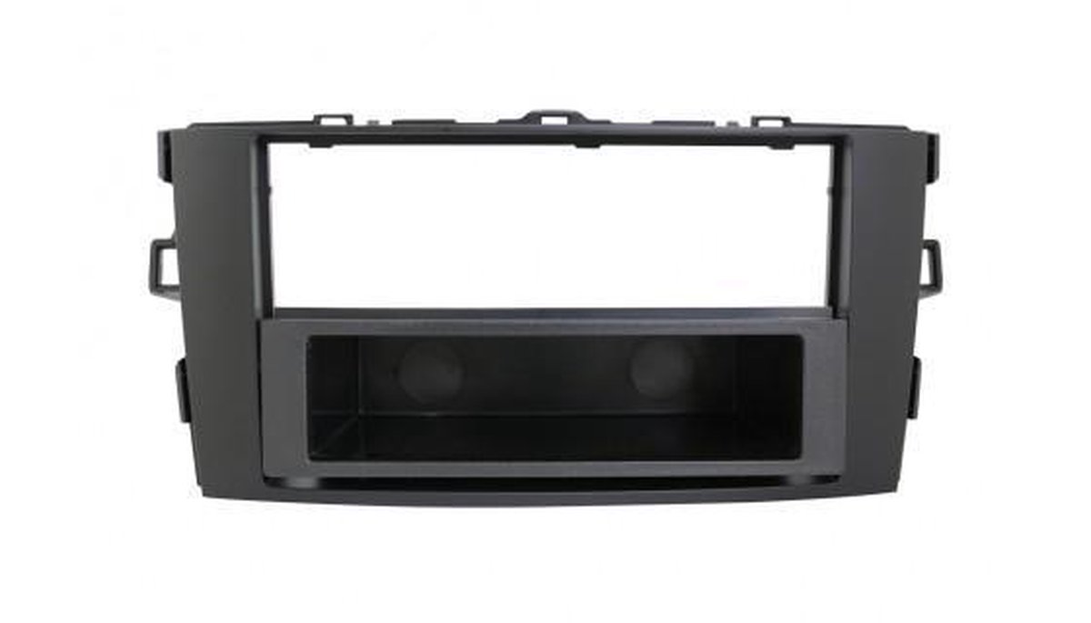 2-DIN Paneel geschikt voor Toyota Auris 2007-2012 Kleur: Zwart