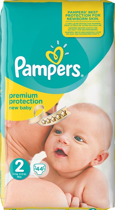 bol.com | Pampers New Baby - Maat 2 Mid Pack 44 luiers