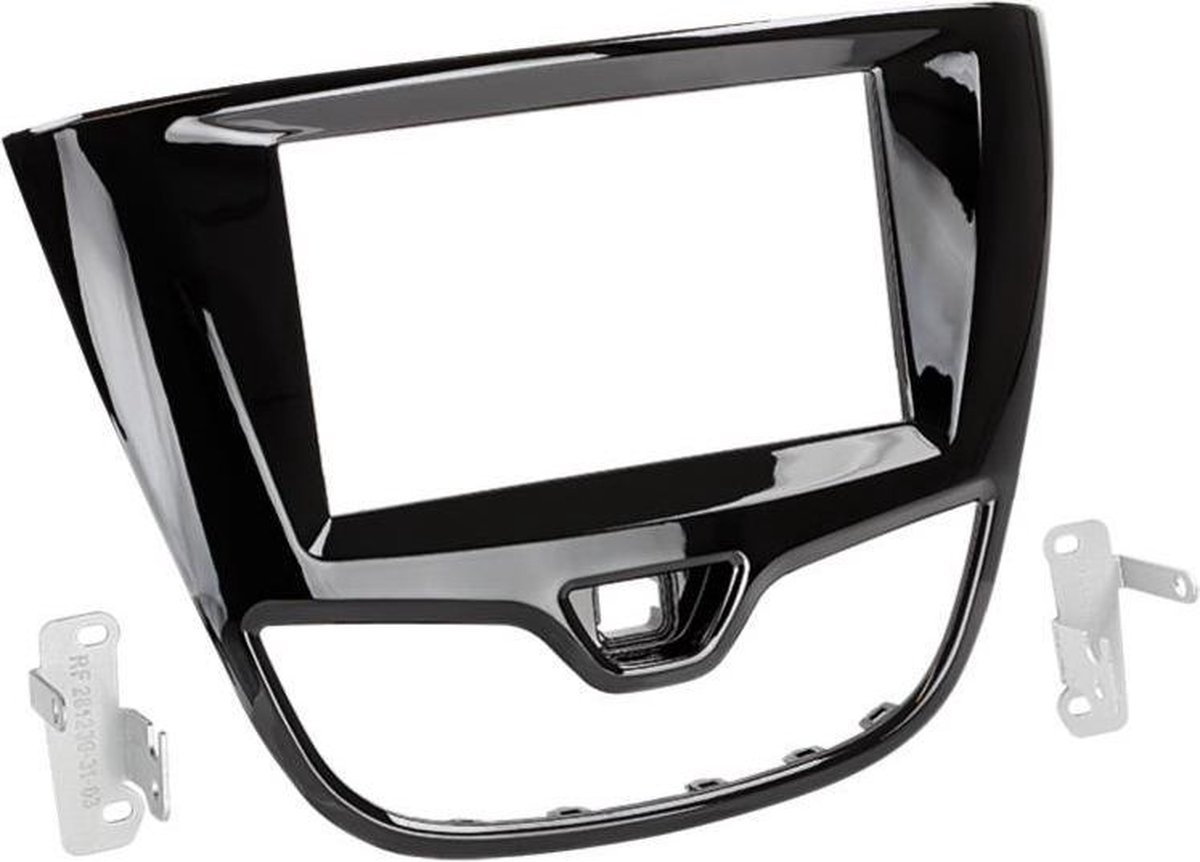 MyHandsfree 2-DIN Autoradio Frame ECO - Geschikt voor Opel Karl 2015 - Piano Zwart