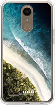 LG K10 (2018) Hoesje Transparant TPU Case - La Isla #ffffff