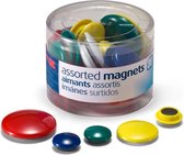 Magneet Officemate assorti maten en kleuren 30 stuks