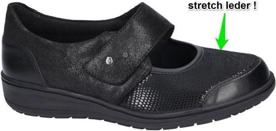 Solidus KATE zwarte stretch orhopedische schoenen - maat 38½ | bol.com