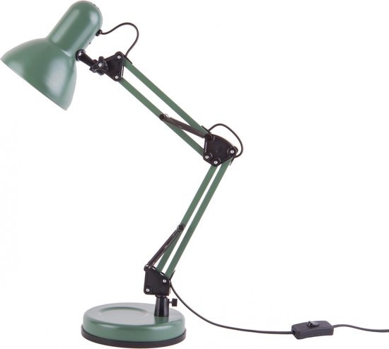 paar Geplooid idioom Leitmotiv Tafellamp - Bureaulamp Hobby - mat groen | bol.com
