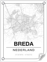 Tuinposter BREDA (Nederland) - 60x80cm