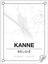 Tuinposter KANNE (Belgie) - 60x80cm