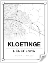 Tuinposter KLOETINGE (Nederland) - 60x80cm