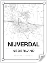 Tuinposter NIJVERDAL (Nederand) - 60x80cm