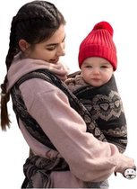 Luna Dream Draagdoek Diamond Lace Cappuccino Katoen Bruin Maat 5