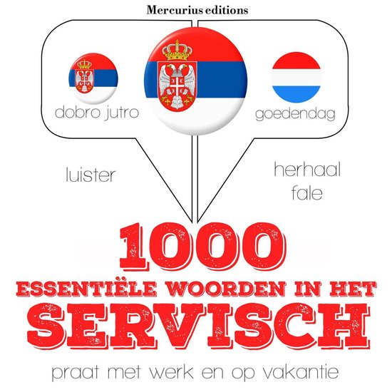 1000 essentiële woorden in het Servisch - cover