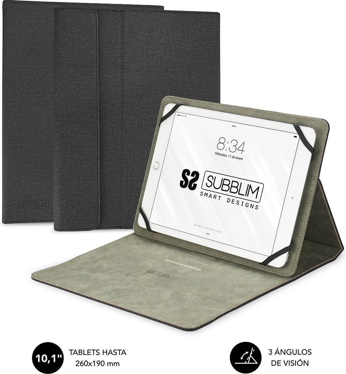 Tablet cover Subblim Funda Tablet Clever Stand Tablet Case 10,1