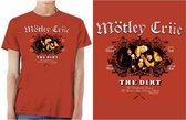 Motley Crue Heren Tshirt -L- The Dirt Rood