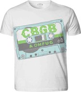 CBGB - Tape Heren T-shirt - M - Wit