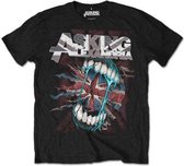 Asking Alexandria - Flag Eater Heren T-shirt - S - Zwart