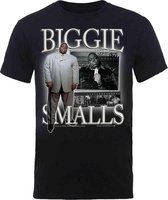 Biggie Smalls Heren Tshirt -XL- Smalls Suited Zwart