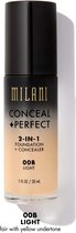 Milani Conceal + Perfect 2-in-1 Foundation + Concealer 00B Light