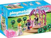 PLAYMOBIL Bruiloft Trouwen trouwfeest trouw ceremonie Bruidspaviljoen met bruidspaar - 9229