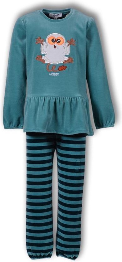 Giotto Dibondon Lieve waarschijnlijkheid Woody pyjama meisjes - ijsblauw - spookdier - 192-1-PDL-V/727 - maat 140 |  bol.com