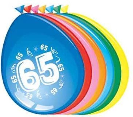 Ballonnen 65 jaar | bol.com