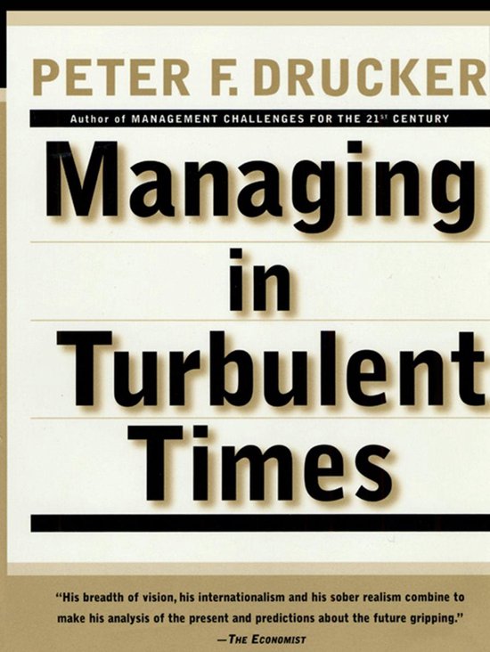 Managing In Turbulent Times - cover