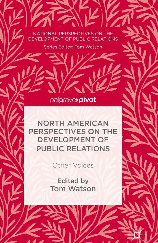 National Perspectives on the Development of Public Relations ... - cover