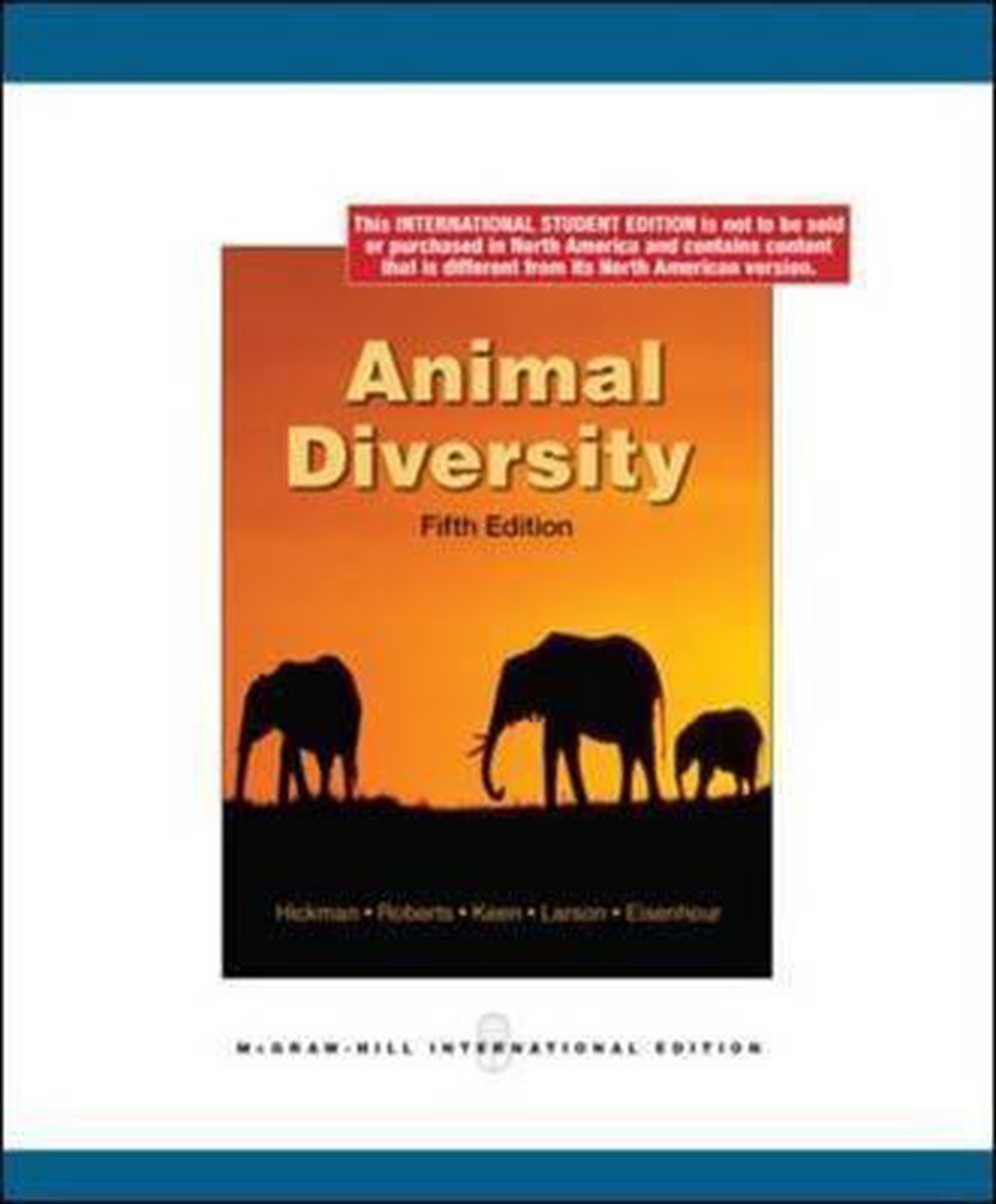 Animal Diversity 9780071284493 Cleveland P. Hickman Boeken