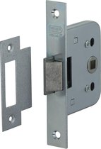 Nemef 55-50 - Loopslot - Voor binnendeuren - Doornmaat 50mm - Met sluitplaat - In zichtverpakking met stap-voor-stap montagehandleiding en bevestigingsmateriaal
