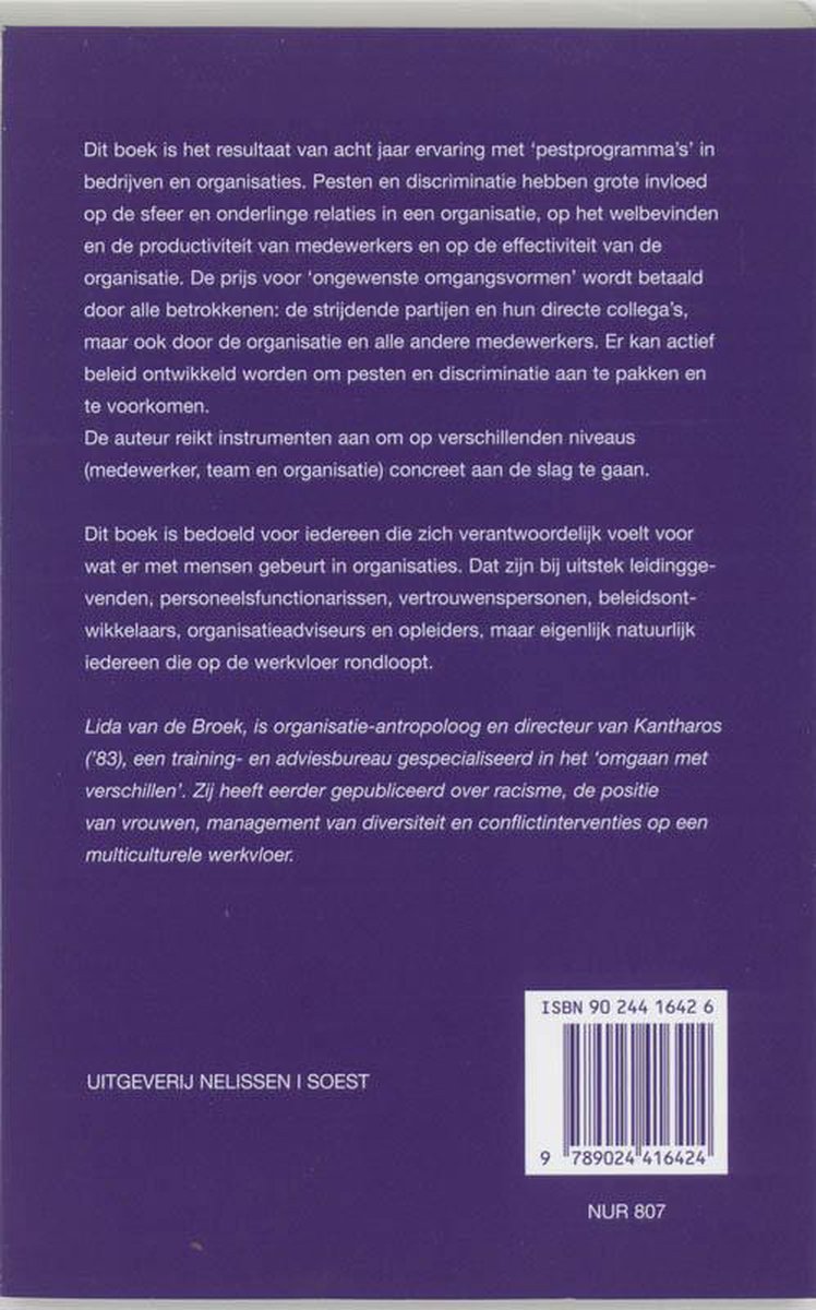 Gein Ongein Pesten - back cover