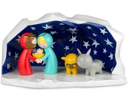 Alessi Kerststal Happy Eternity Baby - AGJ01 W - door Massimo Giacon & Marcello Jori